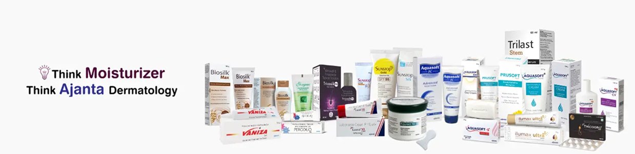 Ajanta Dermatology product range