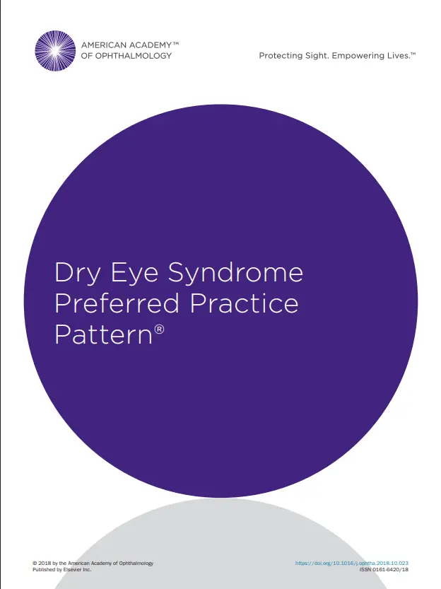 Dry Eye Syndrome Preferred Practice Pattern